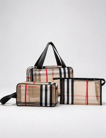 Simple Transparent PVC Travel Portable - DippedShop Wholesale - #1331