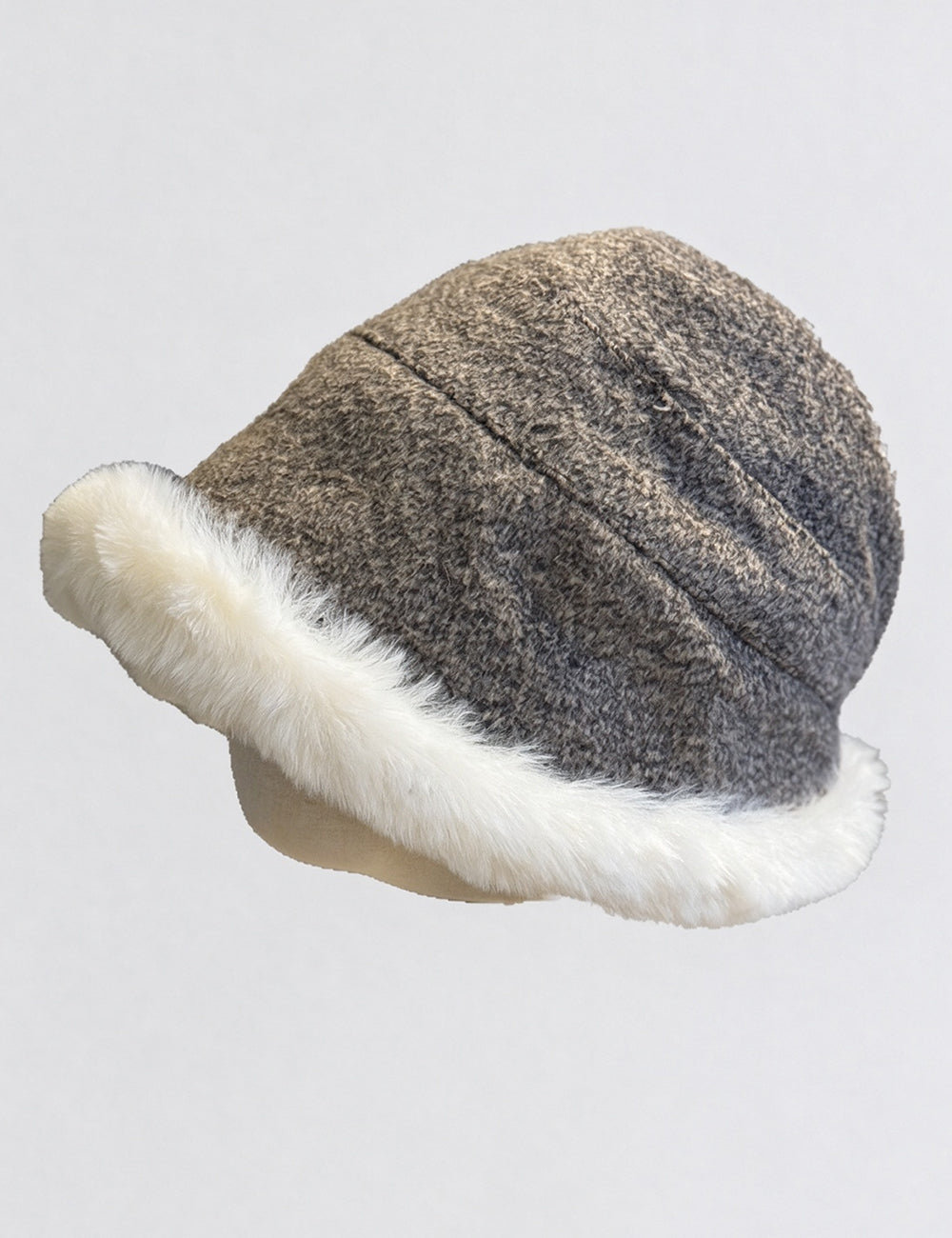 Plush Rolled Cuff Bucket Hat - DippedShop Wholesale - #3859