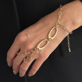 Cubic Zircon Hand Chain Bracelet - DippedShop Wholesale - #0707