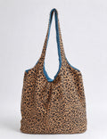 Leopard Print Shoulder Bag - DippedShop Wholesale - #7507
