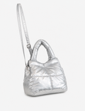 Shiny Solid Color Puffer Crossbody Bag 6W10BBG1806