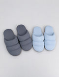 Puffy Padded Sold Colro Quiet Indoor Slippers 6W8FSP289
