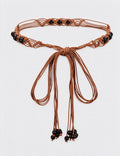 Ethnic-Style Handmade Weave Beaded Waist Belt 6W6JBT242