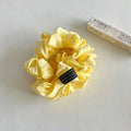 Simple Solid Color Ruffled Elastic Scrunchies 6W6HSR481