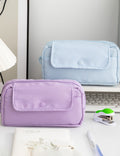 Stylish Solid Color Large Capacity Pencil Pouch 6S10BOB1046
