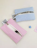 Simple Color Block Striped Key Coin Purse 6S10BWB115