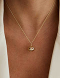Halloween Gold Plated Pumpkin Pendant Necklace 6W6JNC604