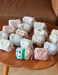 Chic Floral Print Quilted Shell Coin Purse 6S10BWB148