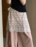Floral Jacquard Wrap Skirt - DippedShop Wholesale - #6931