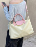 Simple Color Block Large Capacity Tote Bags 6S10BBG1547