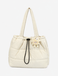 Trendy Solid Color Lightweight Puffer Shouder Bag 6W10BBG1810