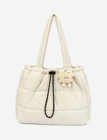 Trendy Solid Color Lightweight Puffer Shouder Bag 6W10BBG1810