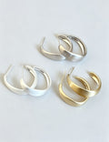 C-Shaped Stud Earrings - DippedShop Wholesale - #4979