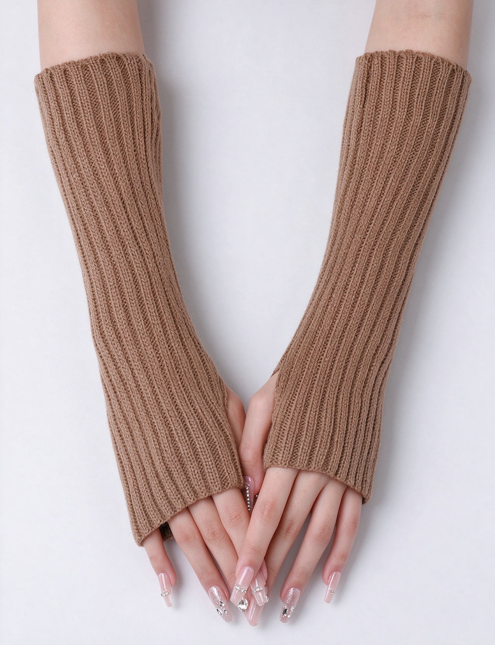 Long Fingerless Arm Warmers - DippedShop Wholesale - #5955