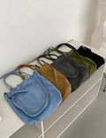 Trendy Solid Color Large Capacity Shoulder Bag 6W10BBG2497