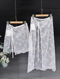 Floral Lace Wrap Skirt - DippedShop Wholesale - #5363