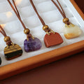 Stylish Artificial Stones Tote Bag Pendant Necklace 6W6JNC912