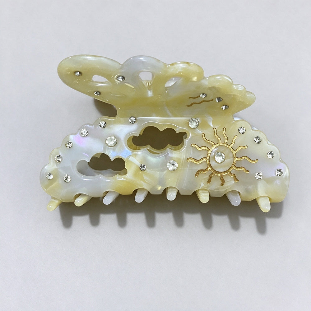 Rhinestone Butterfly Hair Claw - DippedShop Wholesale - #7875