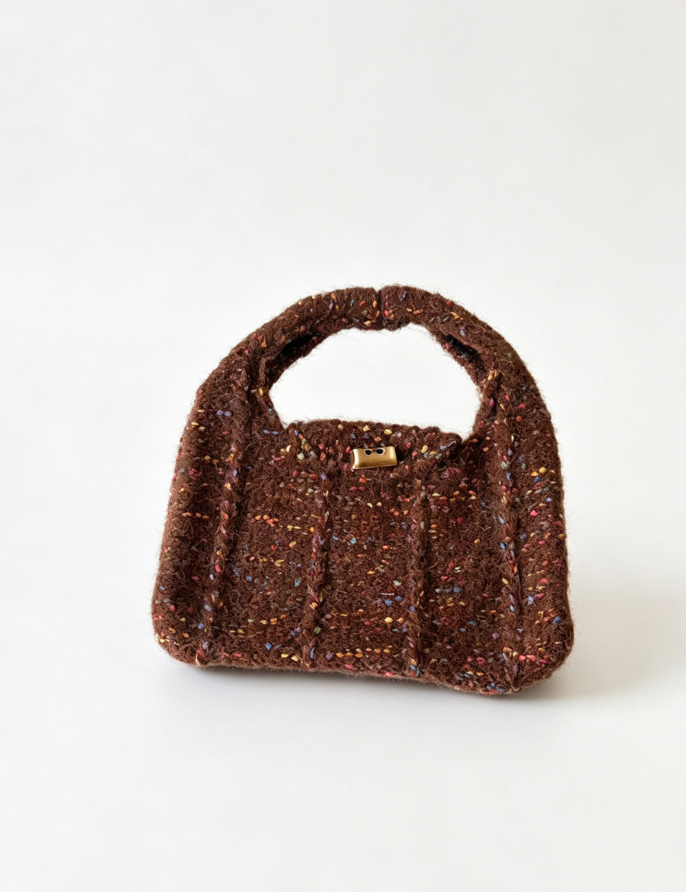 Wool Blend Shoulder Bag - DippedShop Wholesale - #6339