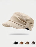Ruched Suede Newsboy Cap - DippedShop Wholesale - #9875