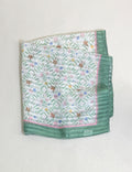 Floral Silk Scarf - DippedShop Wholesale - #3475