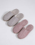 Fashion Striped Non-Slip Soft Indoor Slippers 6W8FSP293