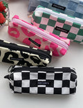 Aesthetic Checkered Large Capacity Stationery Pouch 6S10BOB1050