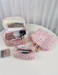 Fresh Floral Print Large Capacity Makeup Bag 6S10BOB1035