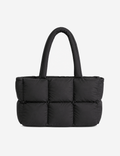 Simple Solid Color Soft Puffer Tote Bag 6W10BBG1801