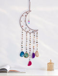 Stylish Moon Spiral Crystal Tassel Suncatchers MK2CZAS6H7HLS51