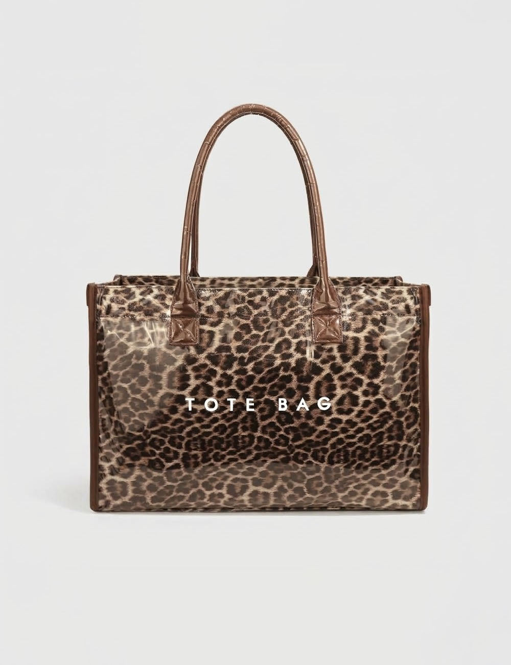 Simple Leopard Print Large Capacity Tote Bag 6W10BBG1960