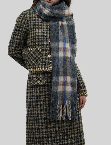 Winter Imitation Cashmere Plaid Scarf 6W6NSW293