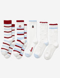 Striped Slouchy Socks - DippedShop Wholesale - #6627