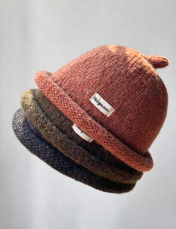 Rolled Cuff Knit Beanie - DippedShop Wholesale - #7843