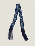 Color Block Silk Scarf - DippedShop Wholesale - #3251