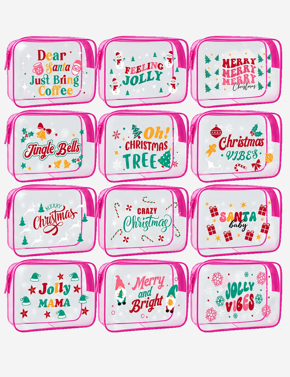 Clear PVC Makeup Bag - DippedShop Wholesale - #1395