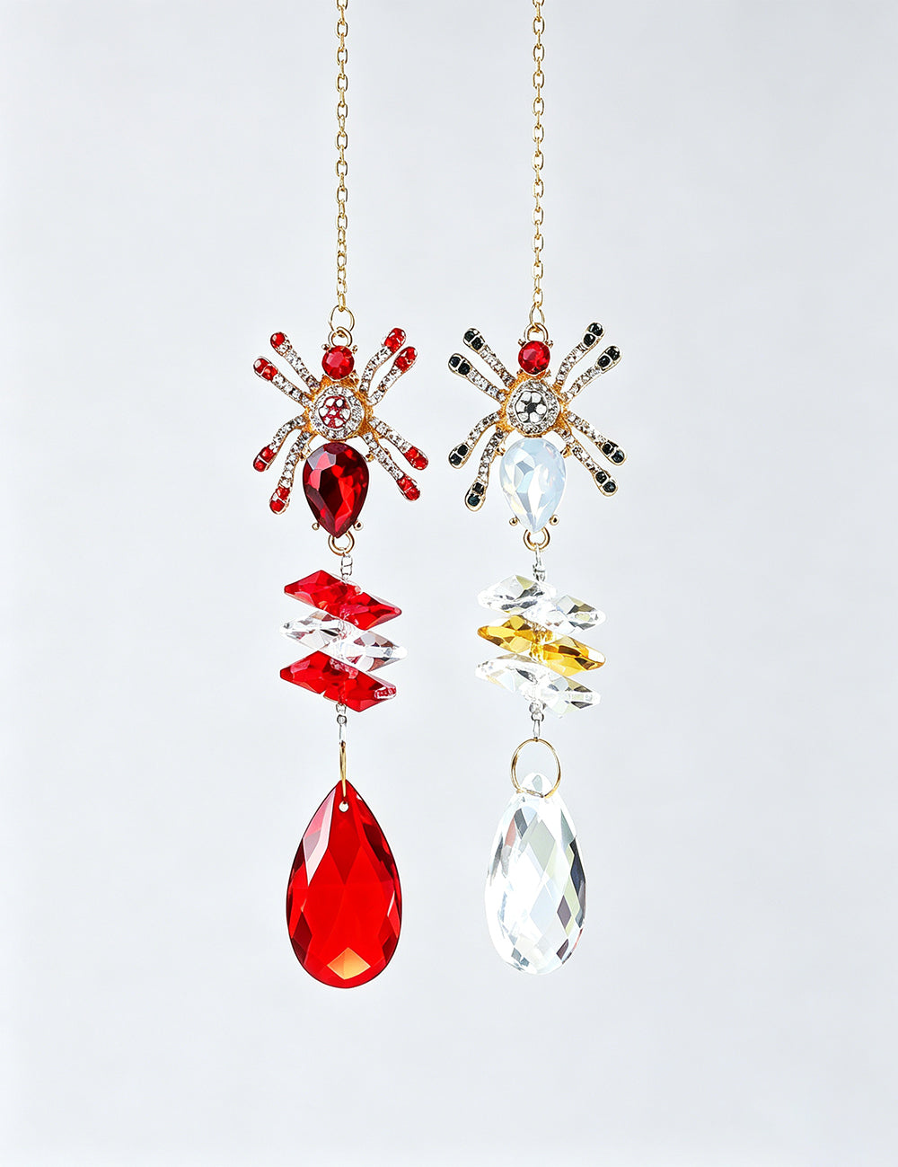Halloween Spider Crystal Bead Hanging Sun Catcher 6H7HLS191