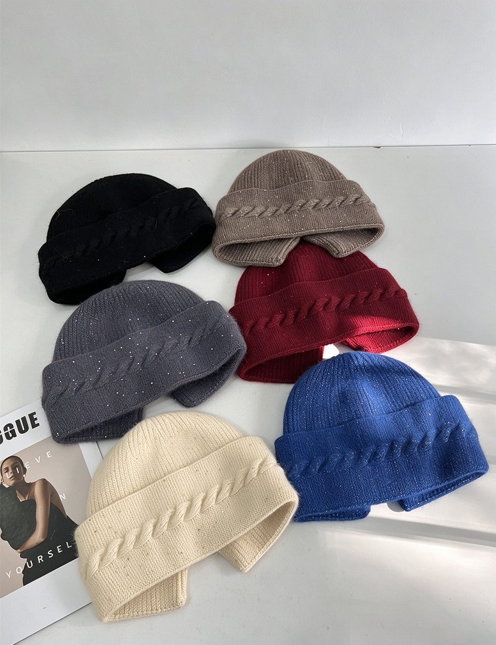 Chunky Cable Knit Beanie - DippedShop Wholesale - #9555