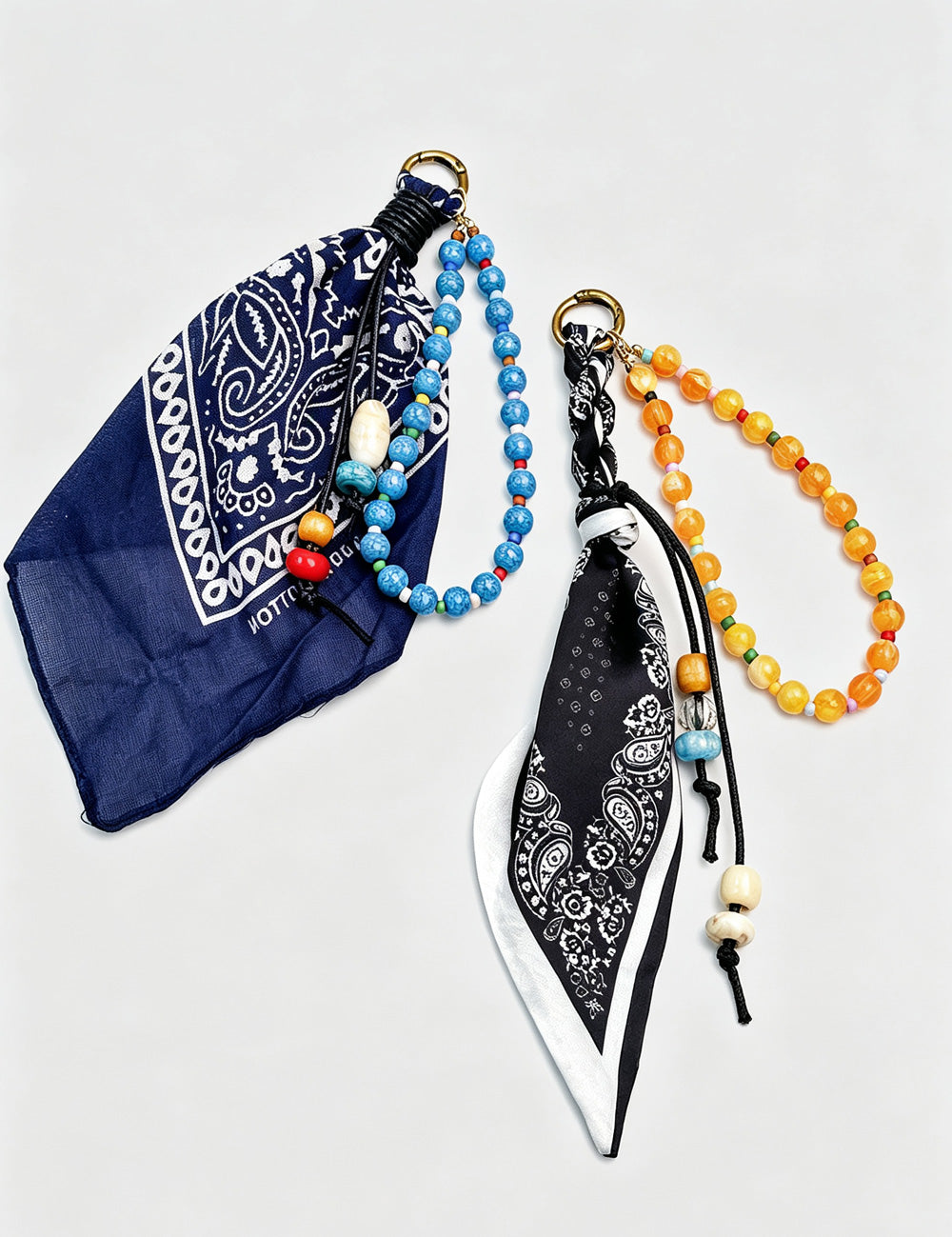 Beaded Scarf Bag Charm - DippedShop Wholesale - #1651