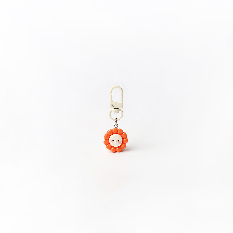 Cute Smile Floral Pendant Keychain Bag Charm 6W10BBC673