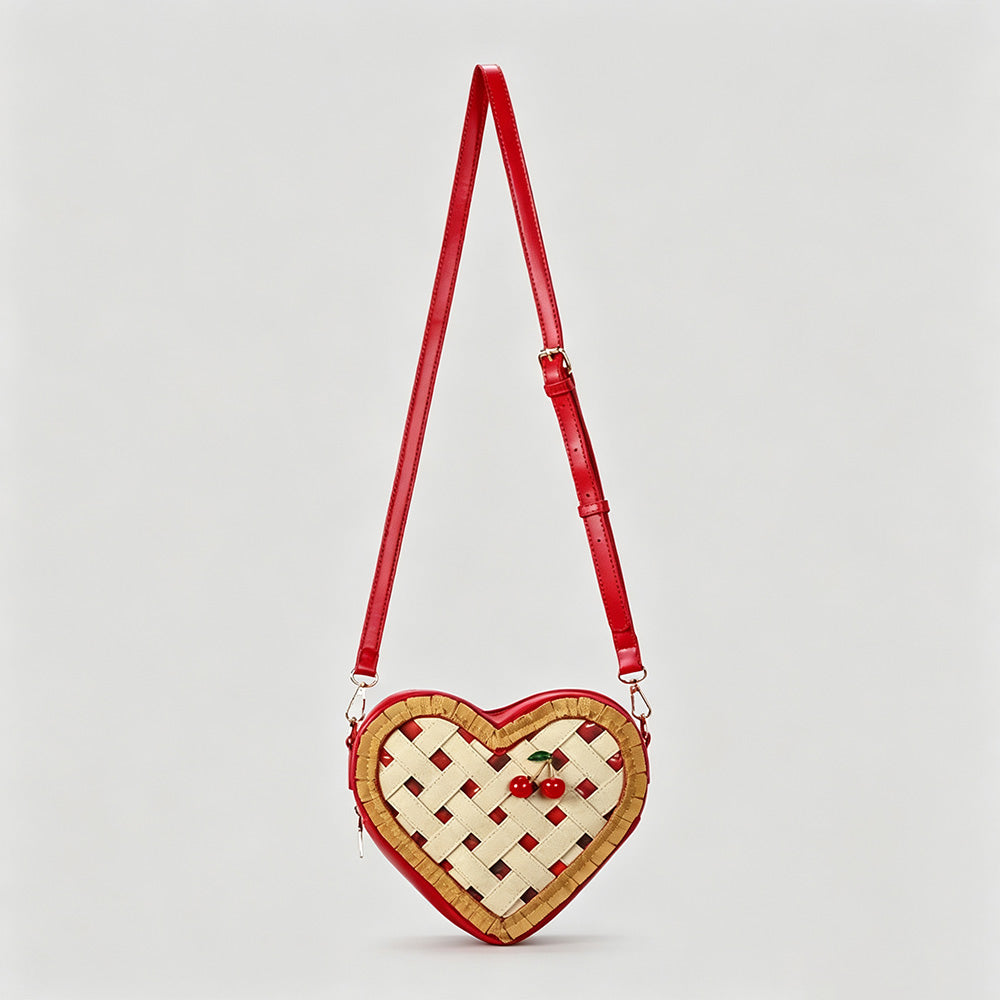 Novelty Heart-Shaped Shoulder Purse Crossbody Bag 6W10BBG2129