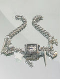 Choker Watch Necklace - DippedShop Wholesale - #9155