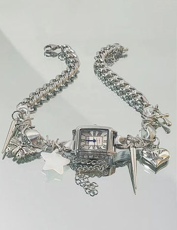 Choker Watch Necklace - DippedShop Wholesale - #9155
