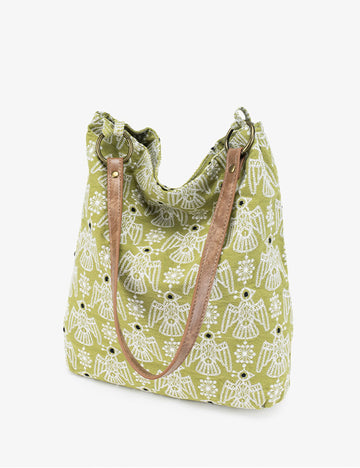 Ethnic-Style Bird Embroidery Portable Shoulder Bag 6W10BBG1932