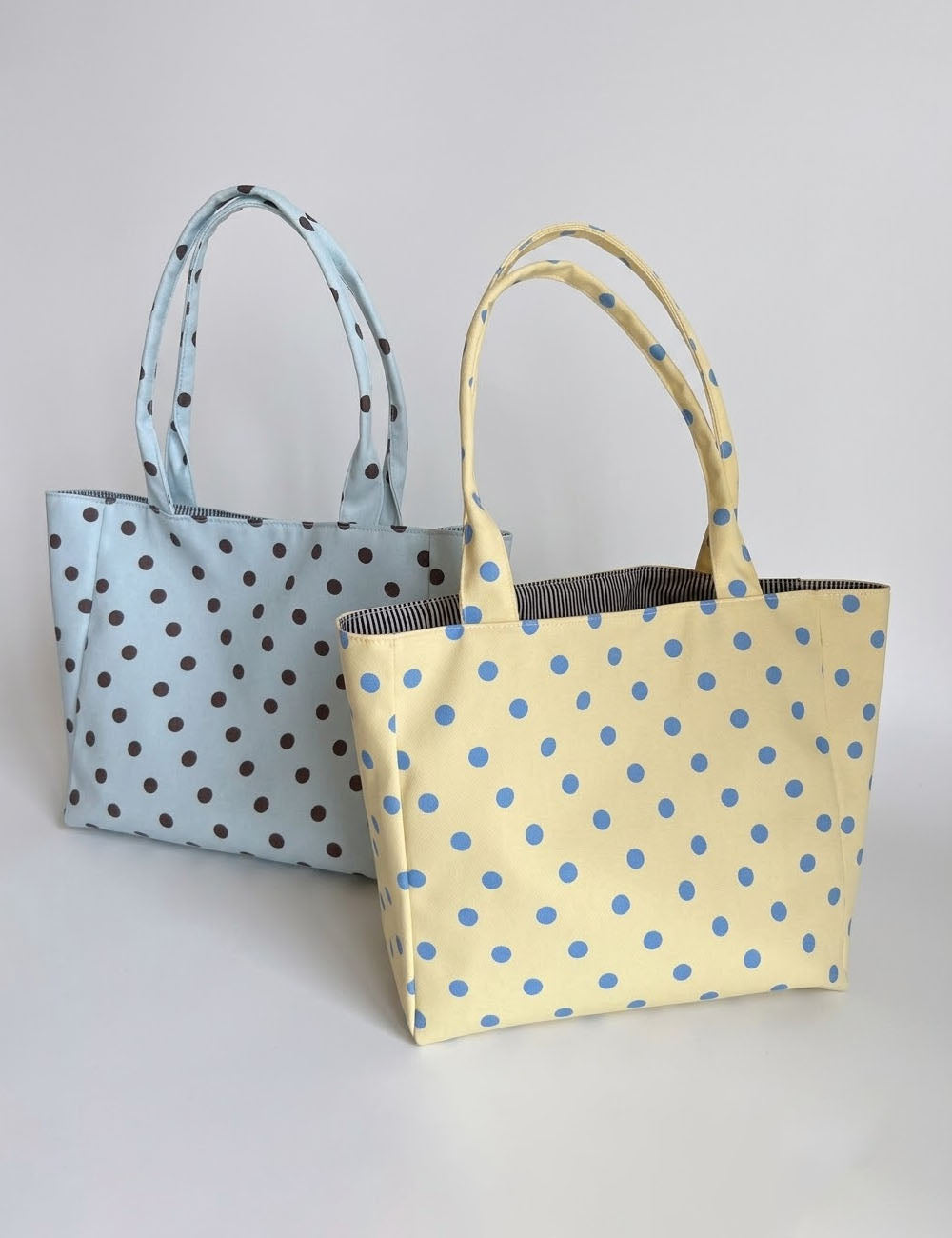 Stylish Polka Dots Large Capacity Tote Bag 6W10BBG1952
