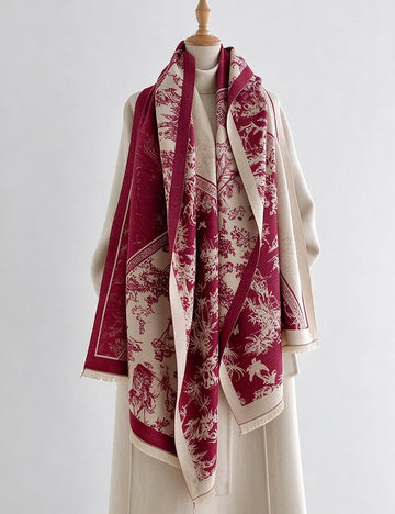 Reversible Animal Print Shawl Scarf - DippedShop Wholesale - #0163