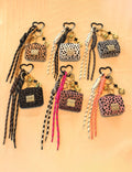 Stylish Leopard Handbag Pendant Keychain Bag Charm 6W10BBC378