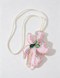 Sweet Rhinestones Floral Pendant Keychain Bag Charm 6W10BBC776