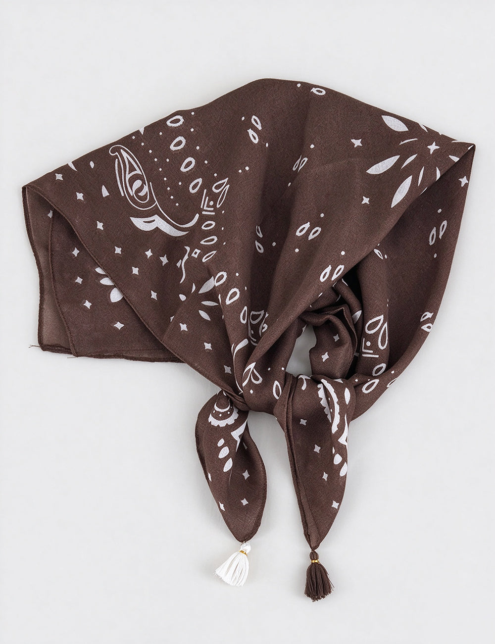 Bohemian Soft Paisley Print Headscarf Square Scarf 6W6NSC213