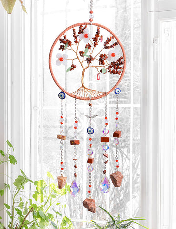 Natural Tree of Life Wind Chime Suncatchers MK2CZAS6H7HLS83